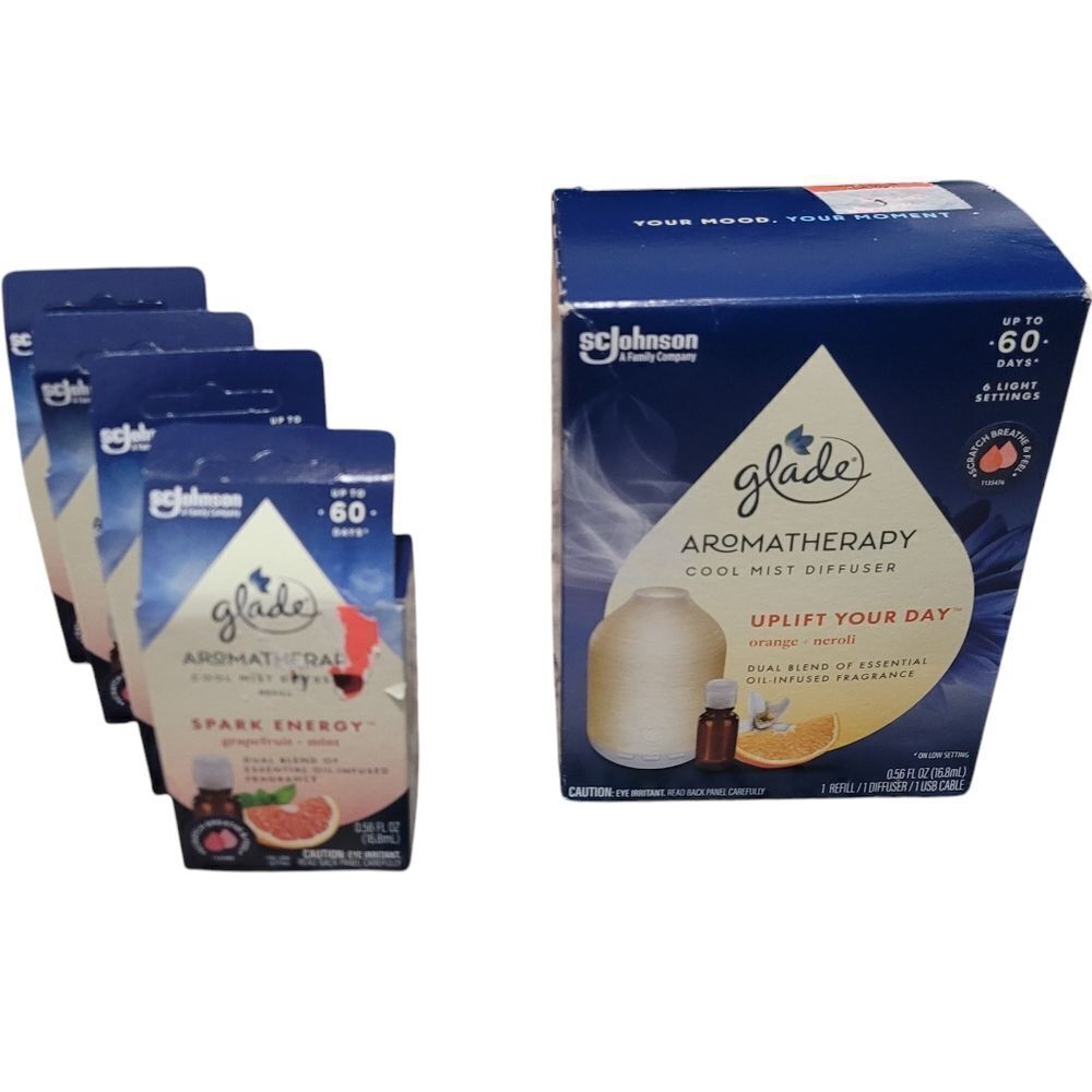 Glade customizable cool mist diffuser bundle